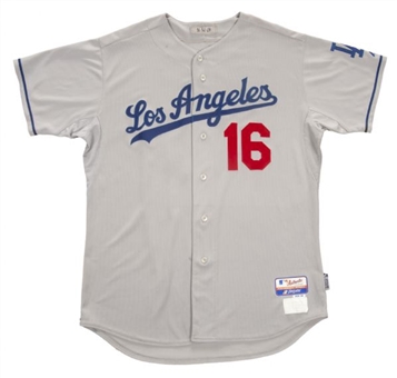 2009 Andre Ethier Game Worn Los Angeles Dodgers Road Jersey